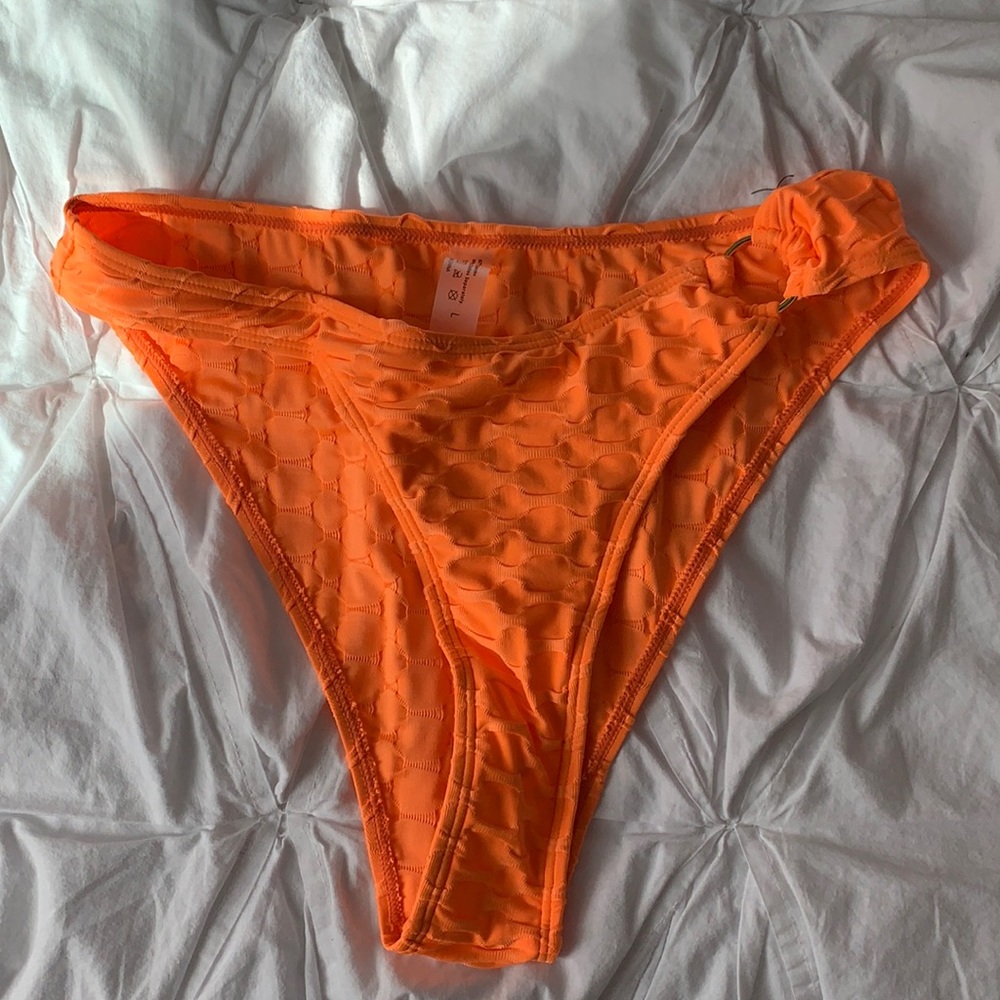 Shein orange bikini bottom